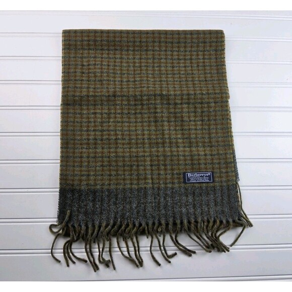 Burberry London 100% Lambswool Scarf Authentic - Picture 1 of 4